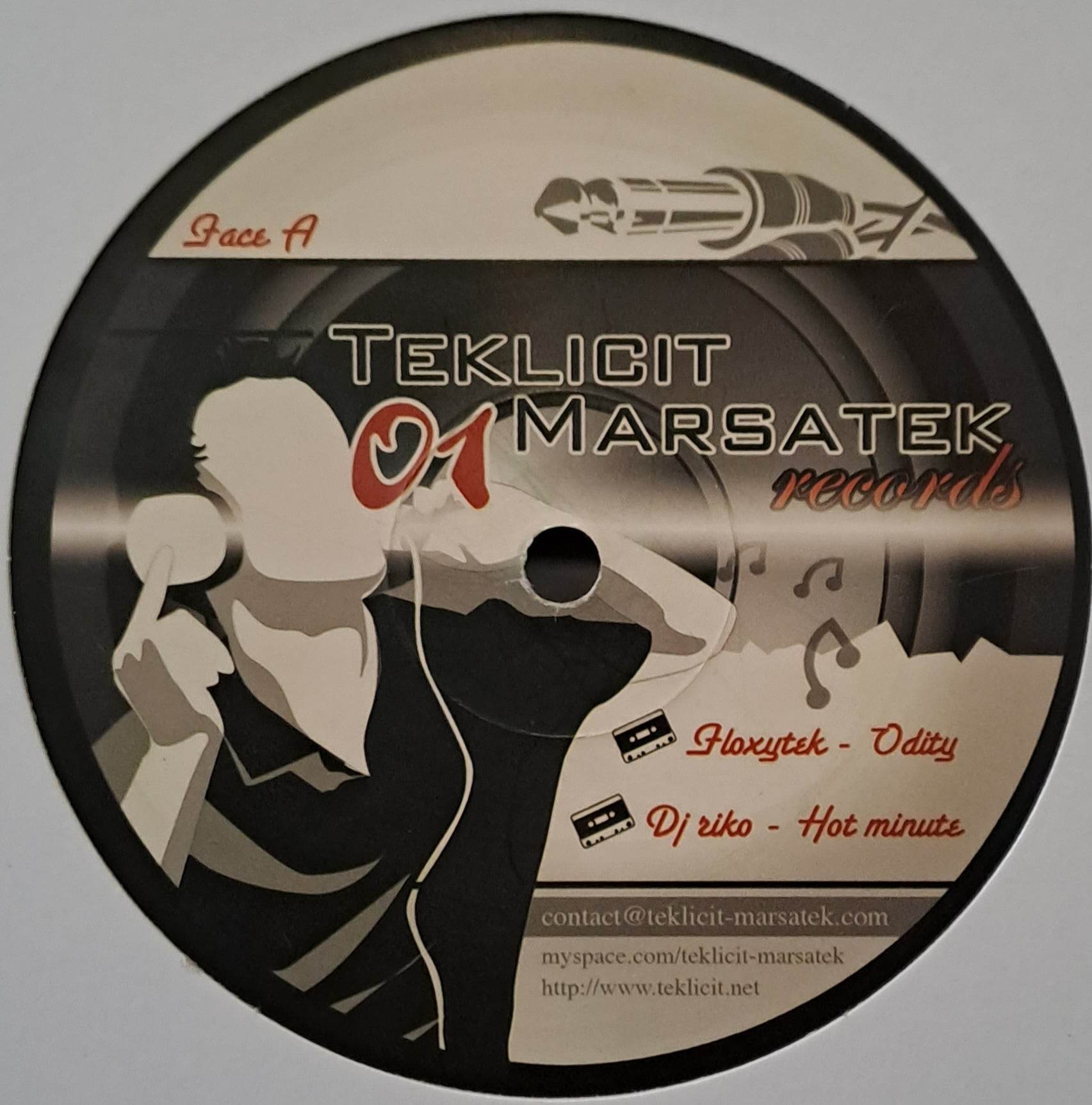 Teklicit Marsatek 01 - vinyle freetekno