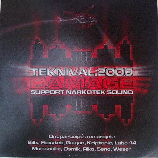 Teknival Damage 2009 - vinyle freetekno