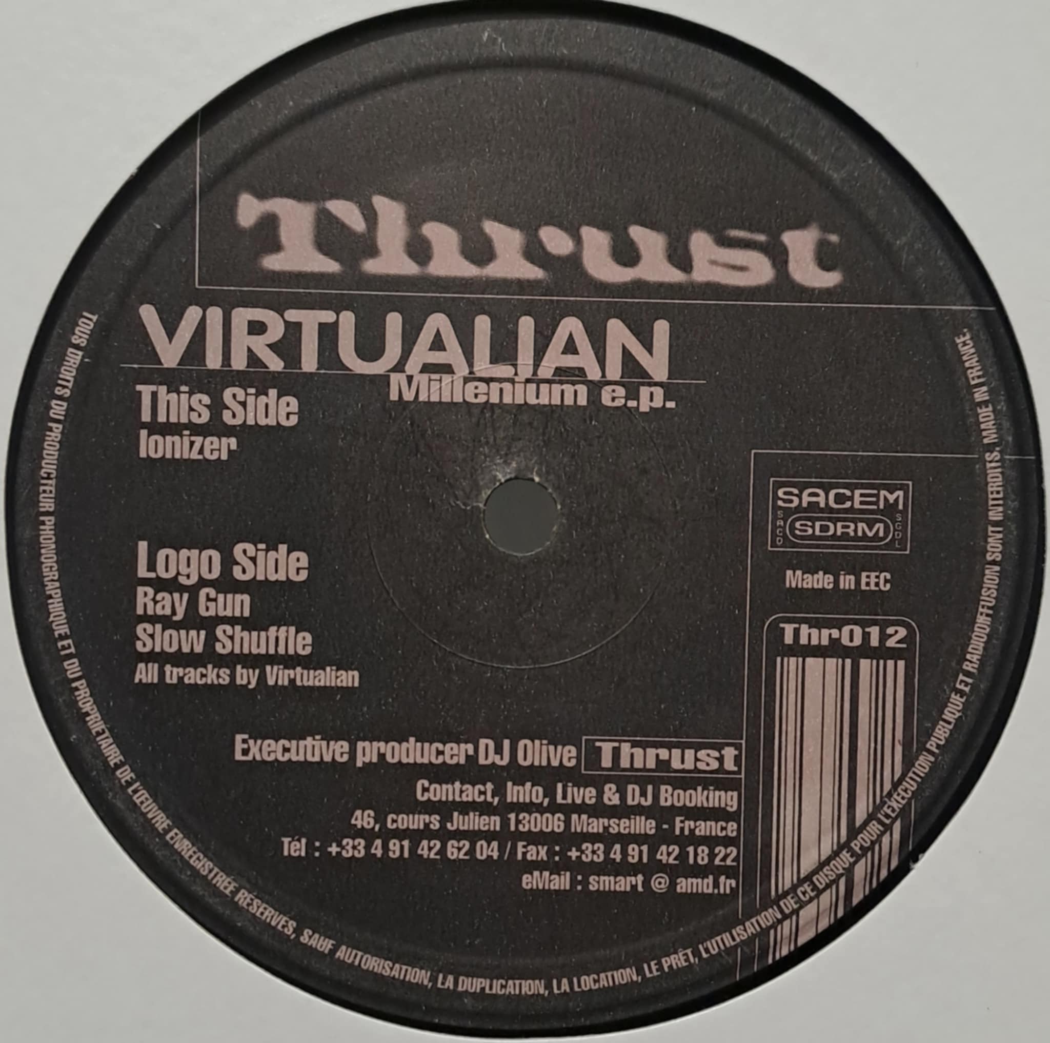 Thrust 012 - vinyle techno