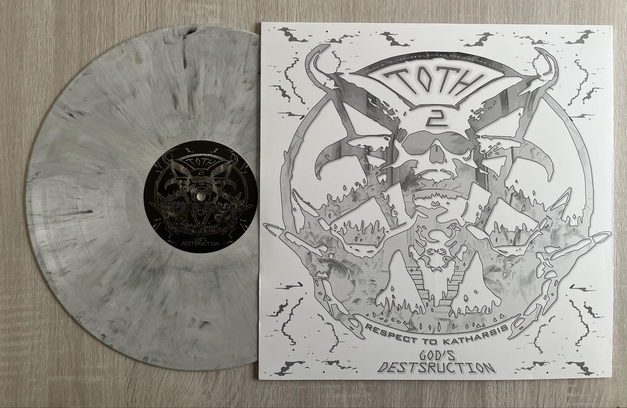 Toth 2 Marbré - vinyle hardcore