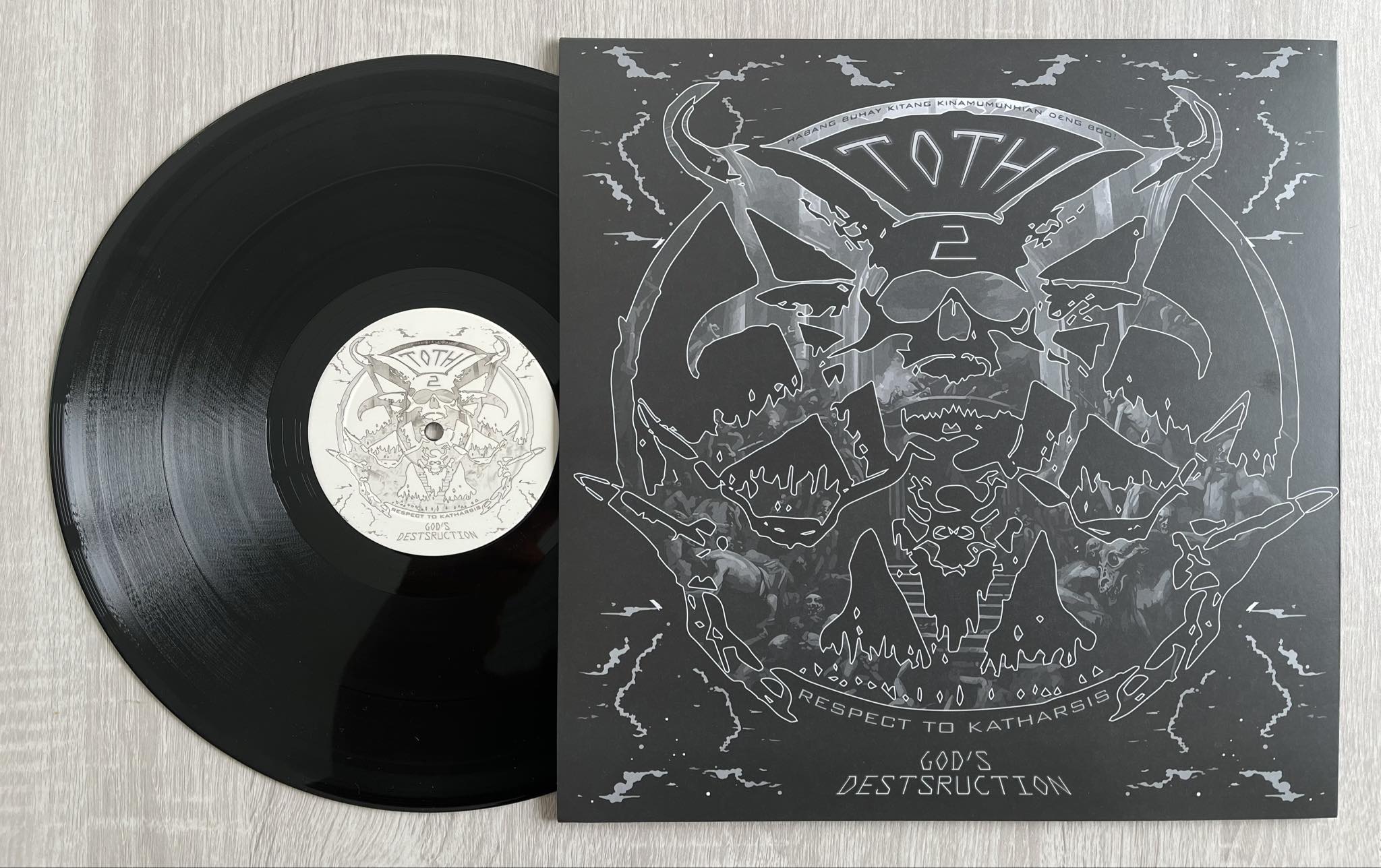 Toth 2 Noir - vinyle hardcore