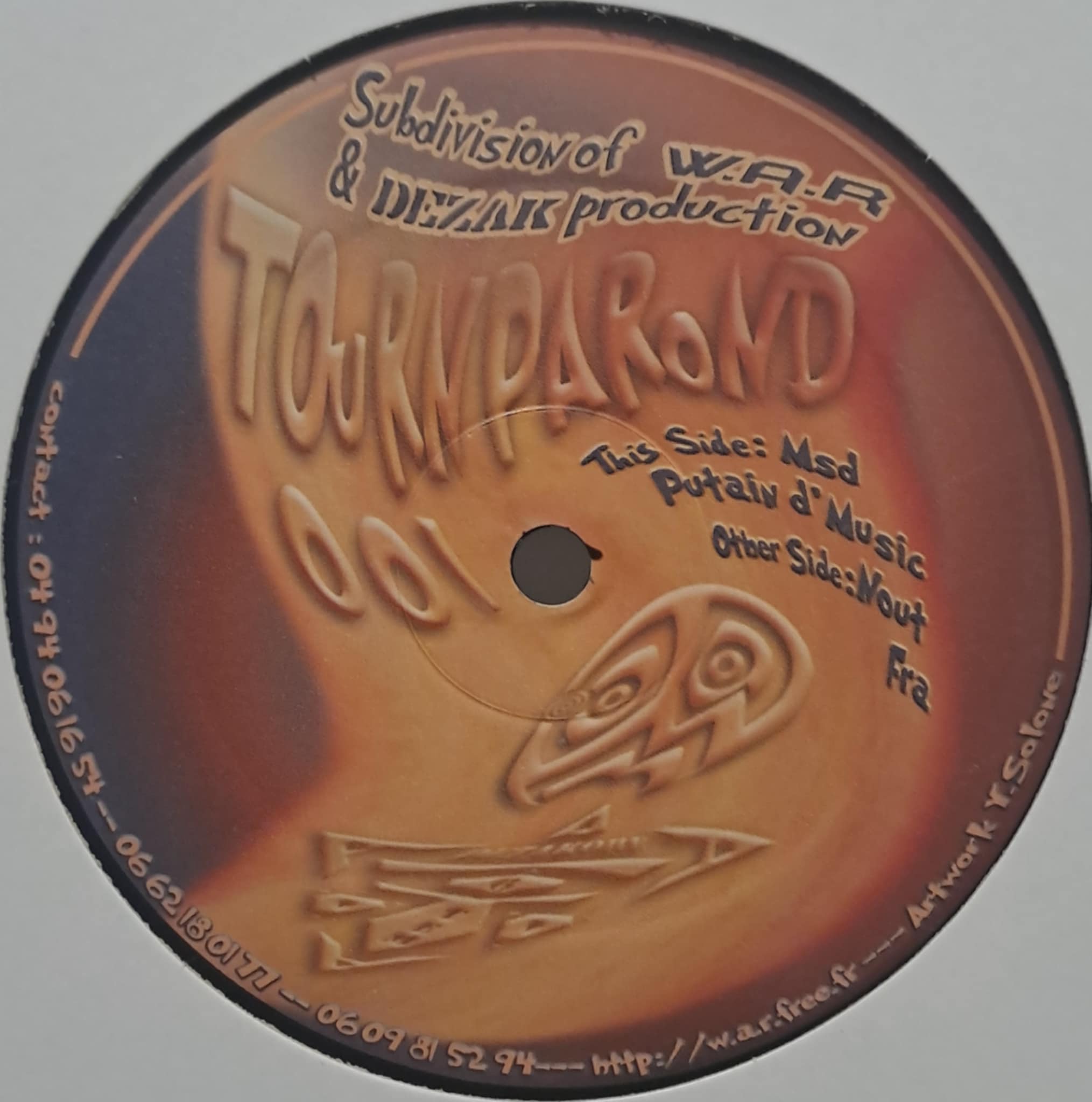 Tournparond 01 - vinyle freetekno