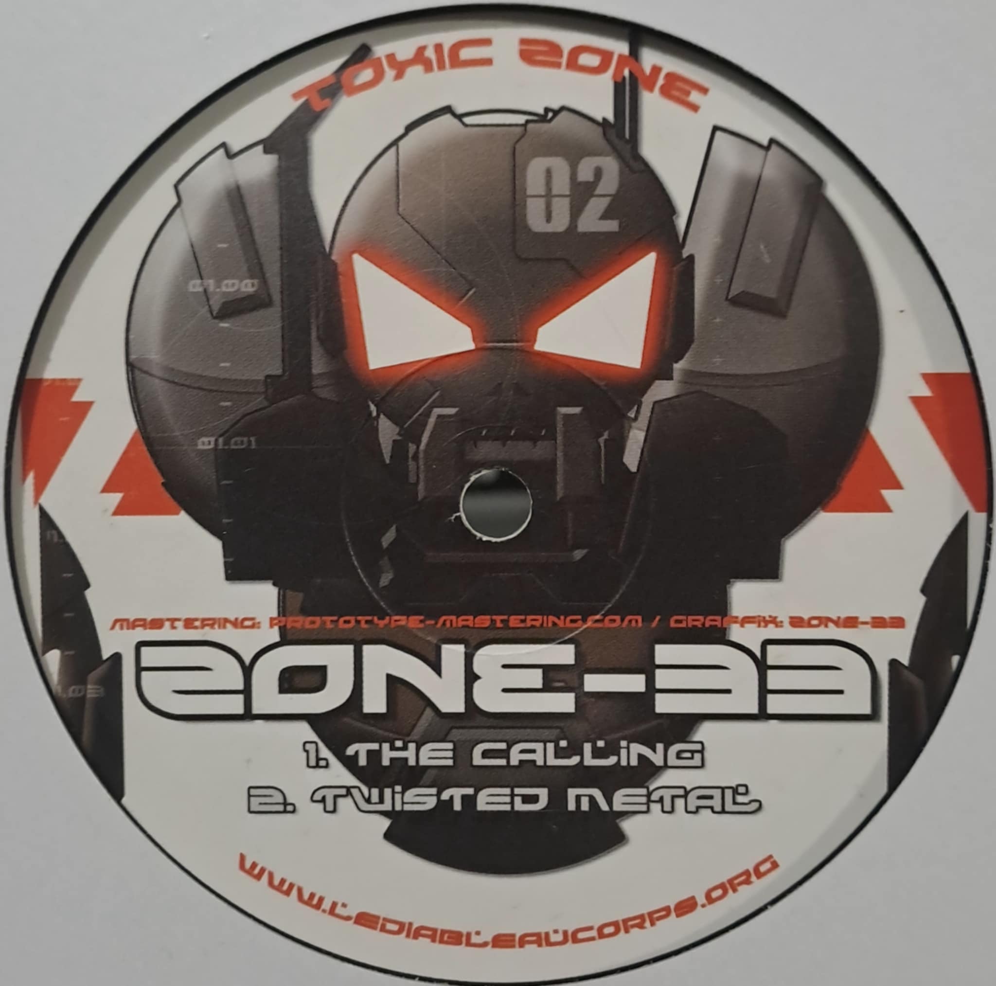 Toxic Zone 02 - vinyle freetekno