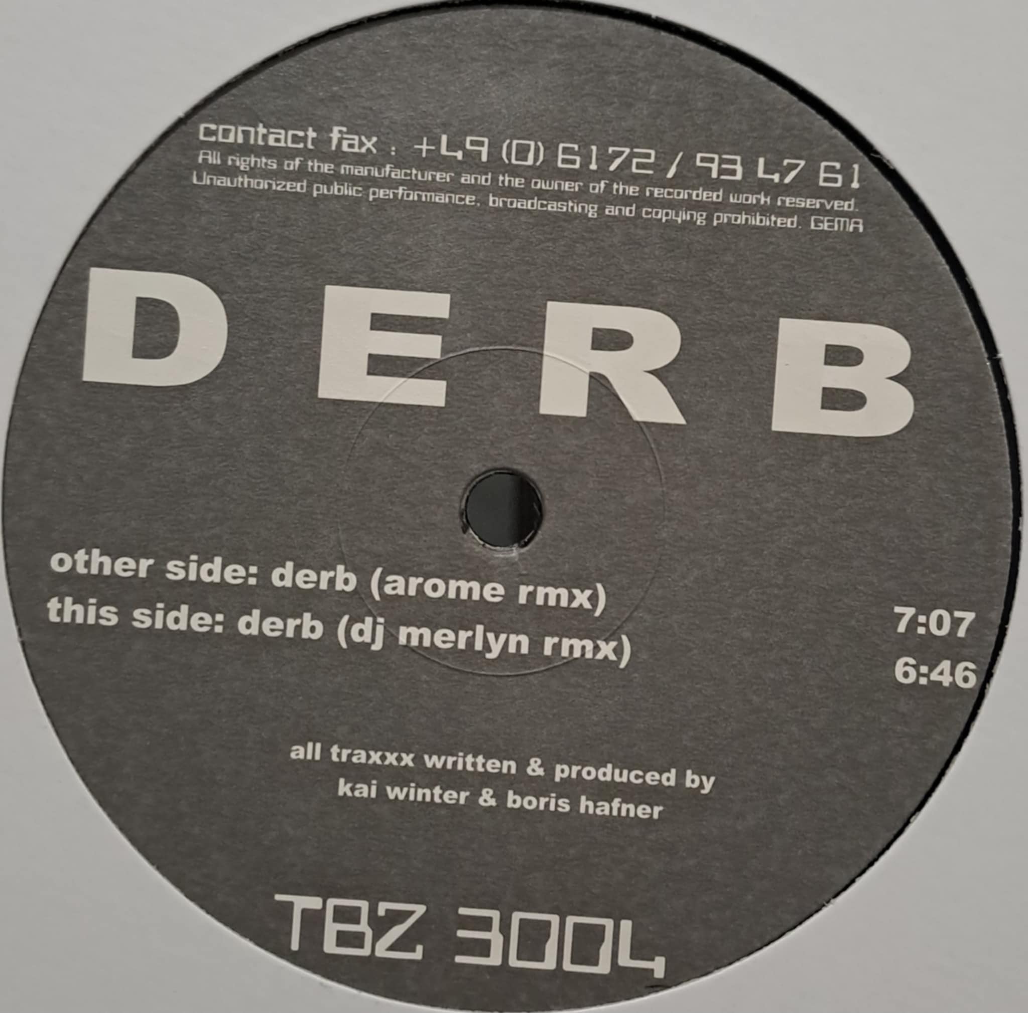 Tracid Beta Filez 3004R - vinyle Hard Trance