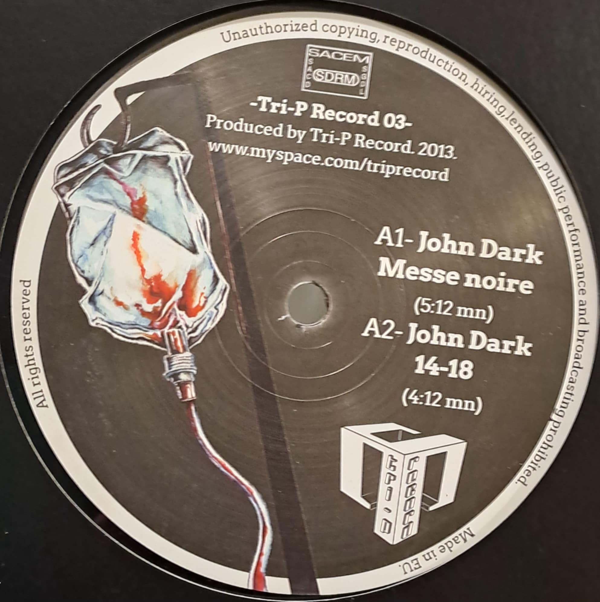 Tri-P Records 03 - vinyle hardcore