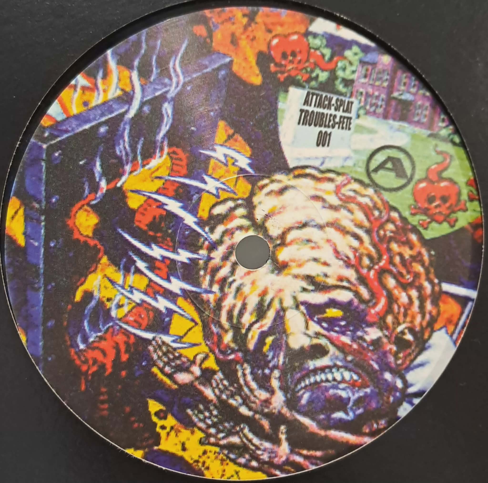 Troubles Fete 001 - vinyle freetekno