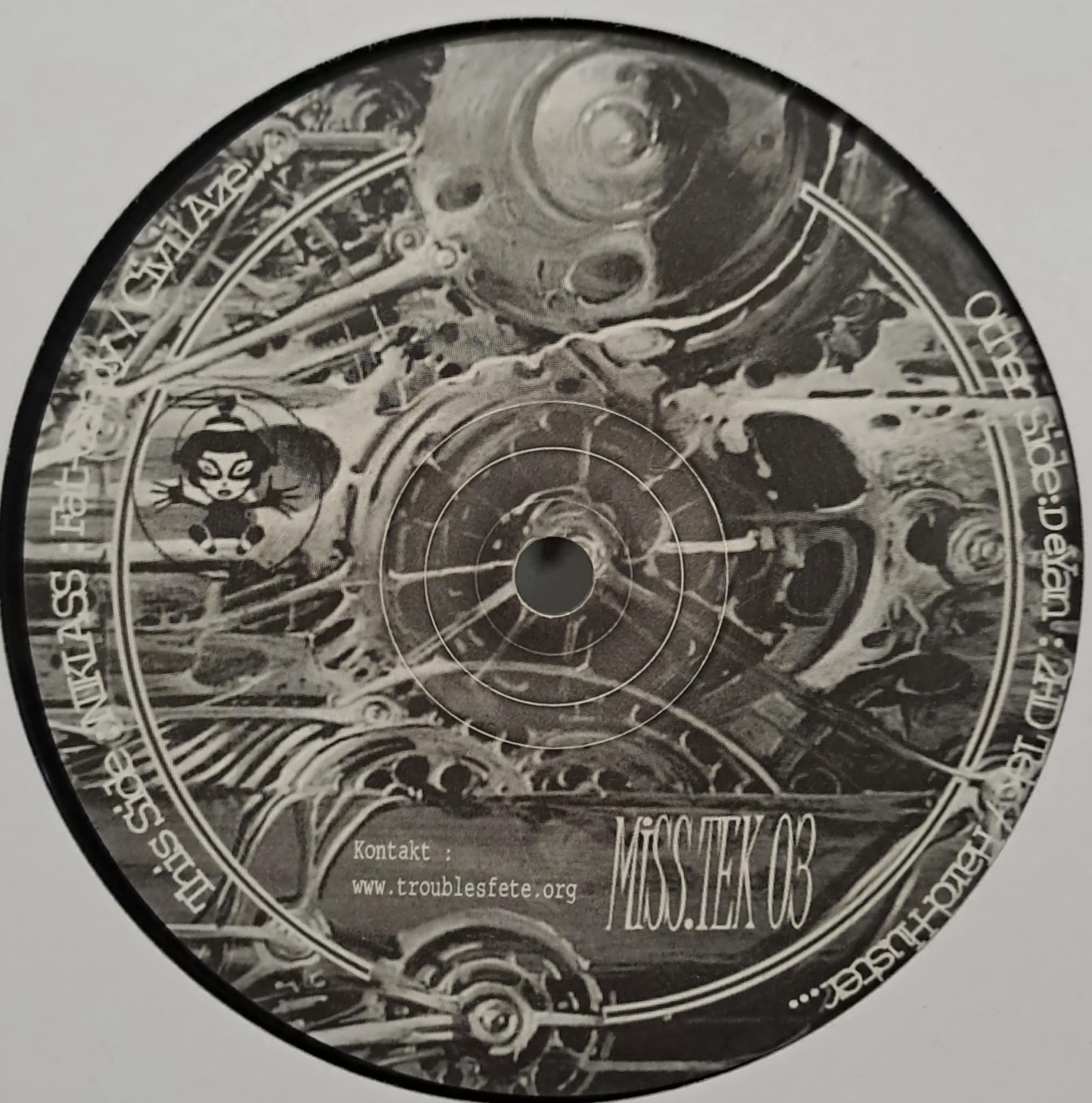 Troubles Fete 004 (Miss Tek 03) - vinyle freetekno