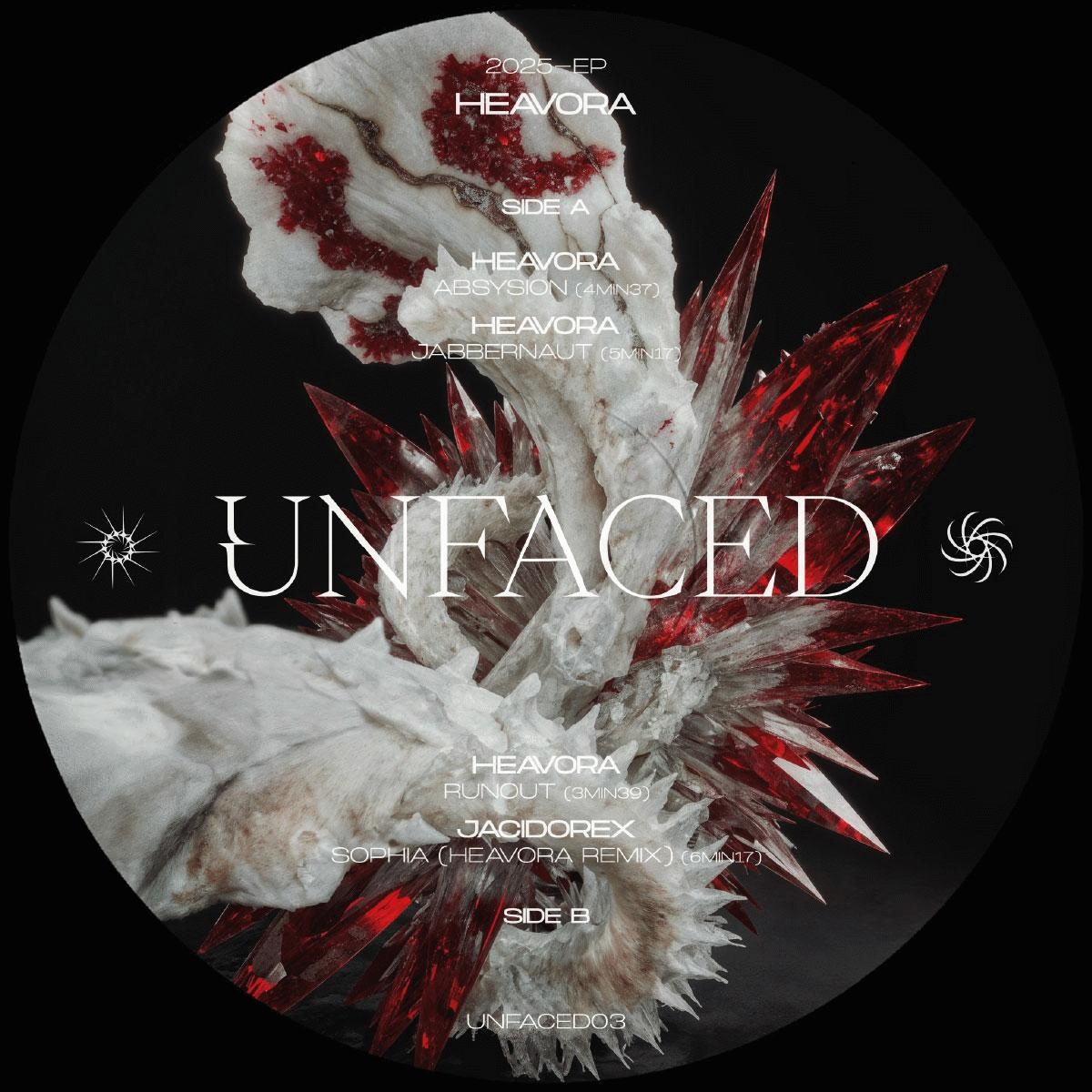 Unfaced 03 - vinyle hard techno