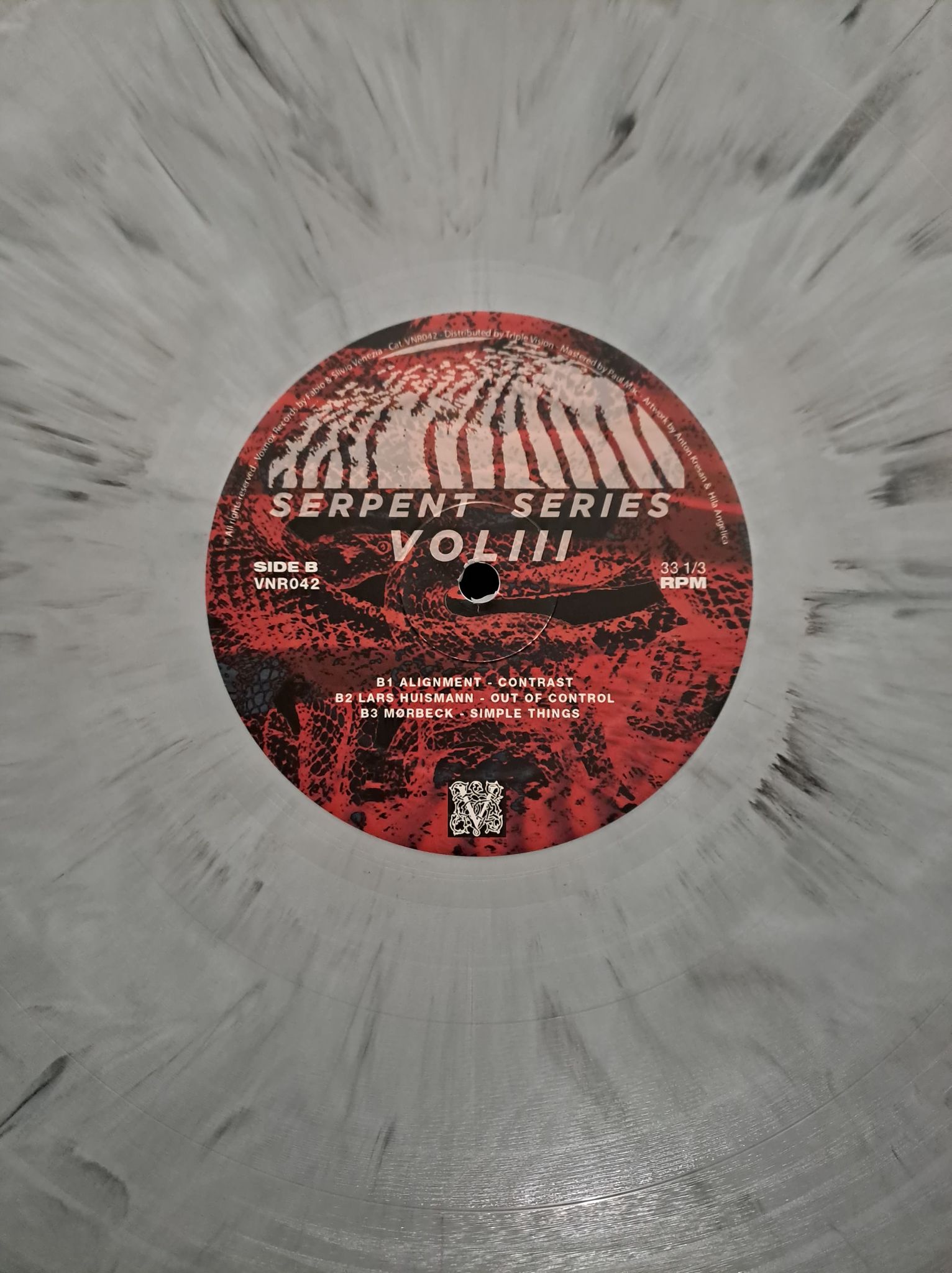 Voxnox 42 (Marbré Gris) - vinyle hard techno